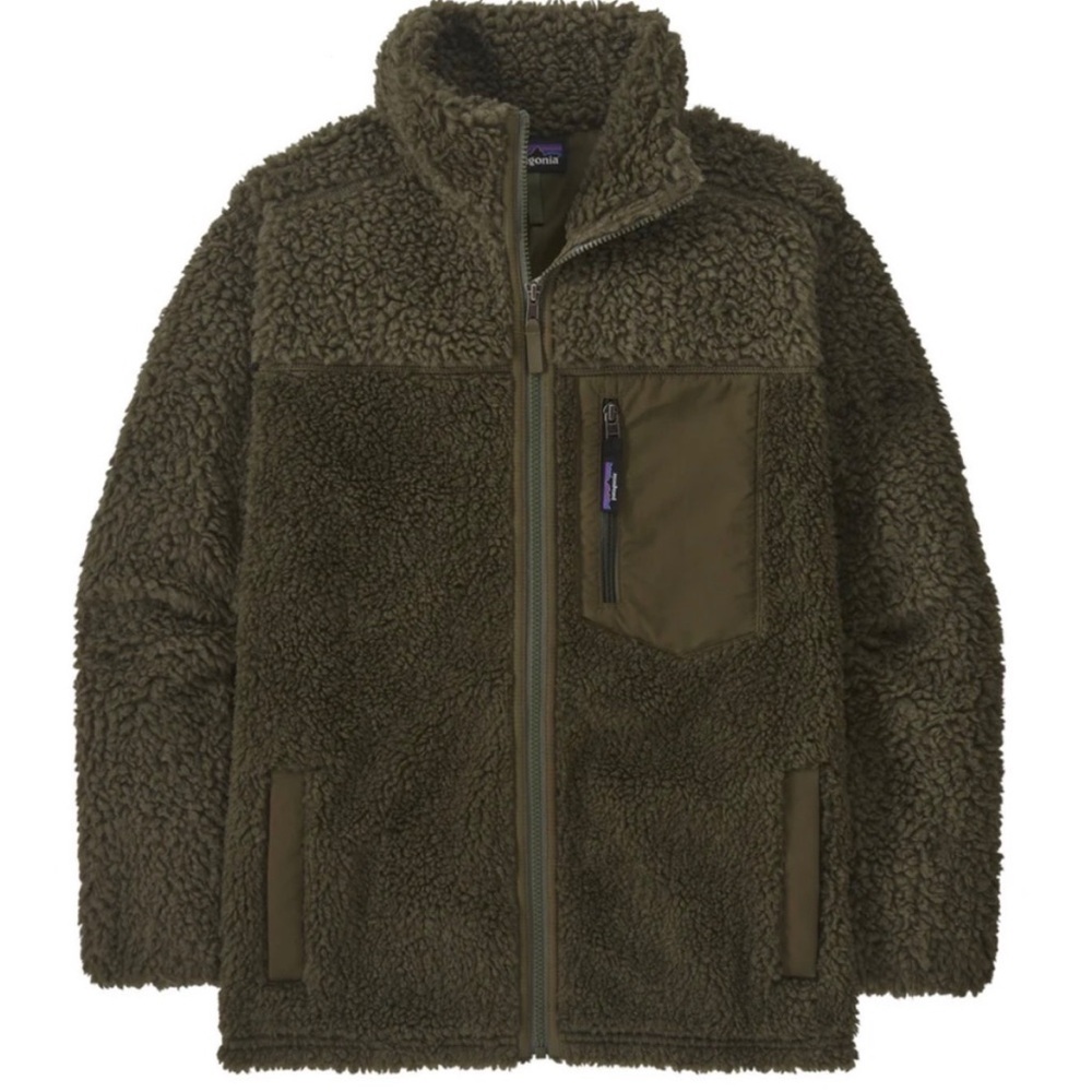 NEW Patagonia Retro-X Fleece Coat Women’s Small Basin Green Outdoor Hiking